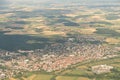 City of Gunzenhausen in Bavaria in Germany seen from above Royalty Free Stock Photo