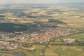 City of Gunzenhausen in Bavaria in Germany seen from above Royalty Free Stock Photo