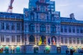 The city hall of antwerp city under construction, popular architecture, grotemarkt, Antwerpen, Belgium, April 23, 2019