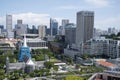 City Hall area in Singapore which located at the heart of civic district