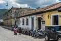 City hall block with 2 restaurants , La Antigua, Guatemala