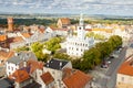 City hall building - Chelmno, Poland. Royalty Free Stock Photo