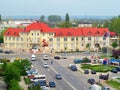 City Hall building Giurgiu, Romania - Primaria Giurgiu - aerial view