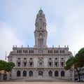 City Hall buildingon Liberdade Square, Porto, Portugal. Royalty Free Stock Photo