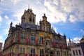 City Hall in Delft, the Netherlands Royalty Free Stock Photo