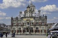 The beautiful City Hall in Delft in Netherlands. Royalty Free Stock Photo