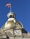 City Hall dome in Savannah, Georgia. Royalty Free Stock Photo