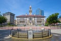 City Hall in downtown Worcester, MA, USA Royalty Free Stock Photo