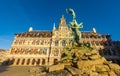 The City Hall (Stadhuis van Antwerpen) of Antwerp, Belgium Royalty Free Stock Photo