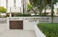 City Hall of Fort Lauderdale Royalty Free Stock Photo