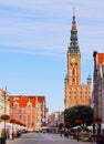 City Hall in Gdansk, Poland Royalty Free Stock Photo