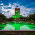 City Hall of Houston Texas at dusk Royalty Free Stock Photo