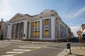 City Hall in Jose Marti Park, the UNESCO World Heritage main square of Cienfuegos, Cuba Royalty Free Stock Photo