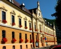 City Hall. Landscape in the old town Brasov (Kronstadt), in Transilvania. Royalty Free Stock Photo