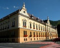 City Hall. Landscape in town Brasov (Kronstadt), in Transilvania. Royalty Free Stock Photo