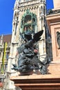 The city hall in marienplatz Munich Royalty Free Stock Photo