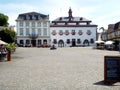 City Hall with market square in Linz at the Rhine