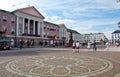 City hall and Marktplatz, Karlsruhe, Germany Royalty Free Stock Photo