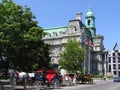 City Hall of Montreal, traditional carriages, Quebec