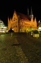 City Hall at night, Ulm on the Danube, Germany Royalty Free Stock Photo