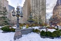 City Hall Park Fountain - NYC Royalty Free Stock Photo