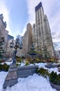 City Hall Park Fountain - NYC Royalty Free Stock Photo
