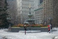 New York City Hall Park Royalty Free Stock Photo
