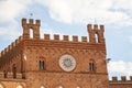 City Hall, Piazza del Campo Square, Siena Royalty Free Stock Photo