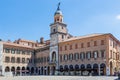 City hall and piazza grande in Modena, Italy