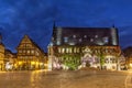 City Hall of Quedlinburg on Markt square Royalty Free Stock Photo