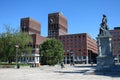 City Hall (Radhus) in center of Oslo, capital of Norway Royalty Free Stock Photo