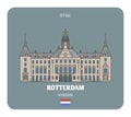 City Hall in Rotterdam, Netherlands