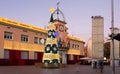 City hall of city Sants Coloma de Gramenet at Christmas time