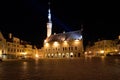 City Hall Square in Tallinn, Estonia Royalty Free Stock Photo