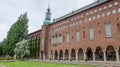 City Hall, Stadshus, Stadshuset. Stockholm City Hall is the building of the Stockholm City Council in Sweden Royalty Free Stock Photo