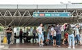 City Hall station of Singapore MRT, Mass Rapid Transit system Royalty Free Stock Photo