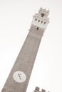 City Hall Tower, Piazza del Campo Square, Siena Royalty Free Stock Photo