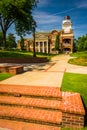 City Hall and the Town Green in downtown Duluth, Georgia. Royalty Free Stock Photo