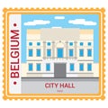 City hall. Vector illustration decorative design Royalty Free Stock Photo