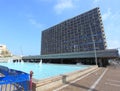 City Hall and Water Pool in Rabin Square