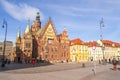 City hall in Wroclaw Market squate