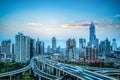 City highway overpass Royalty Free Stock Photo