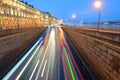 City highway for road transport. Royalty Free Stock Photo