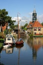 City of Hindeloopen(Friesland) Royalty Free Stock Photo