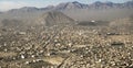 A city with with Hindukush mountain background in Kabul Afghanistan