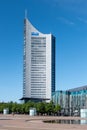 City-Hochhaus in Leipzig, Germany, also known as MDR-Turm And Panorama-Tower