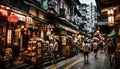 City of Hong Kong, China, Temple Street Shopping Royalty Free Stock Photo