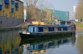 City houseboats. Regents Canal. London