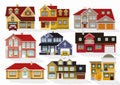 City houses Royalty Free Stock Photo