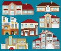 City houses Royalty Free Stock Photo